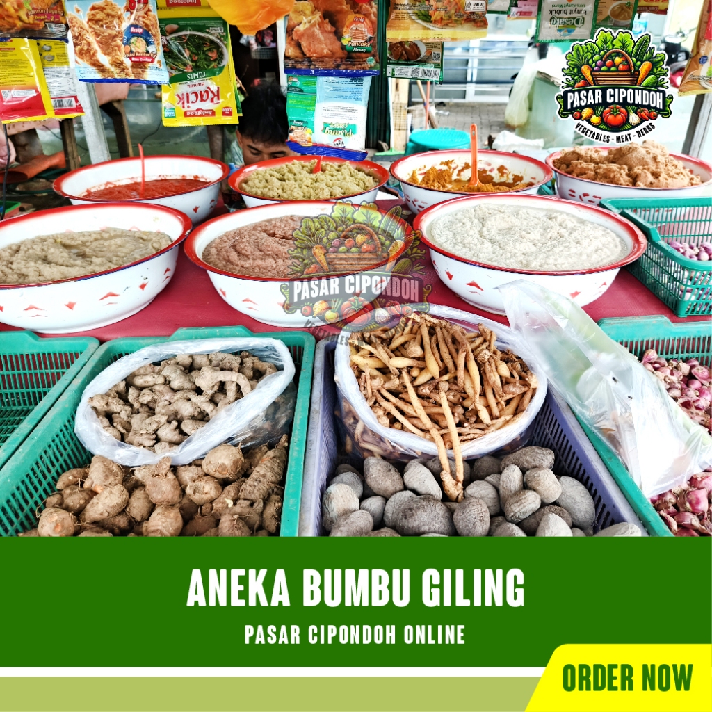 

Aneka Bumbu Giling / Bumbu Jadi Praktis 1 Pcs - Pasar Cipondoh Tangerang