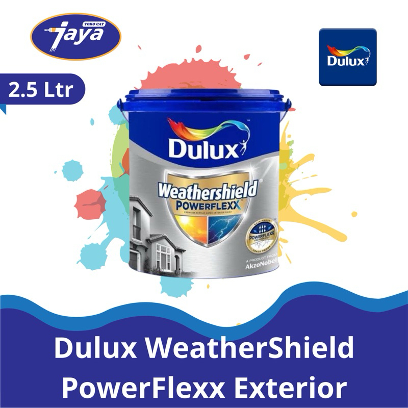 Dulux Weathershield Powerflexx 2.5Liter 2.5L Galon 5Kg 5 Kg Cat Tembok Premium Dulux