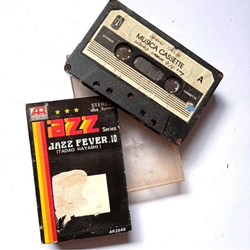 Antik Vintage Kaset Pita Lama JAZZ FEVER.10 Tadao Hayahi Utuh Layak Koleksi