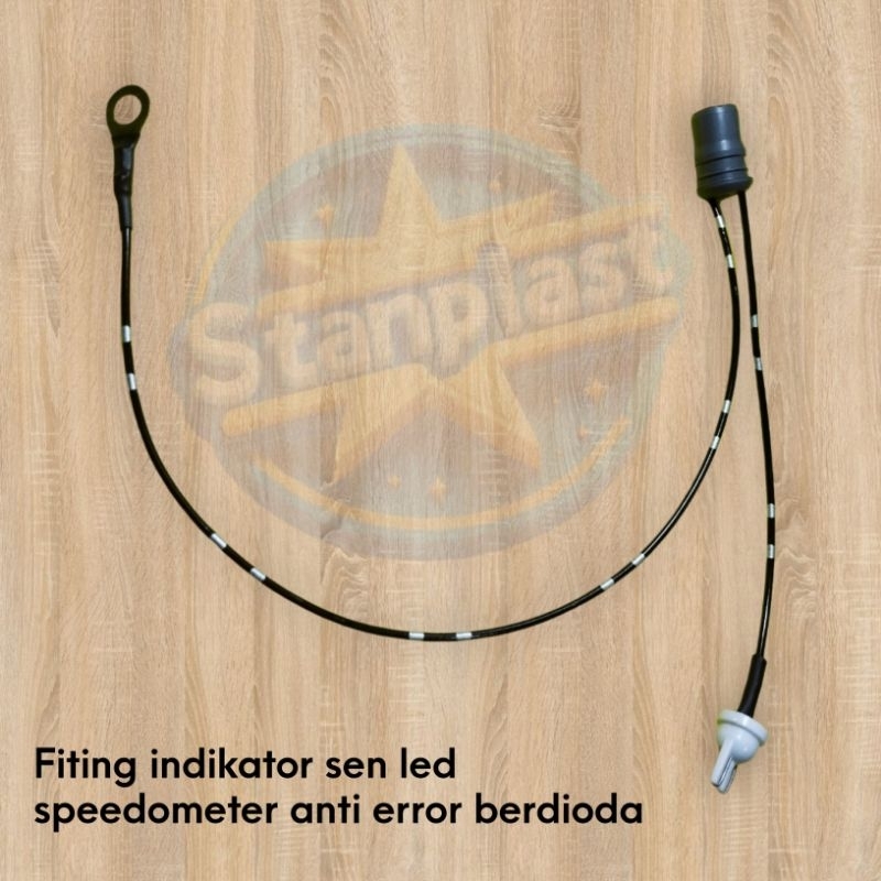 Soket fiting sen T10 T15 berdioda anti error indikator speedometer motor