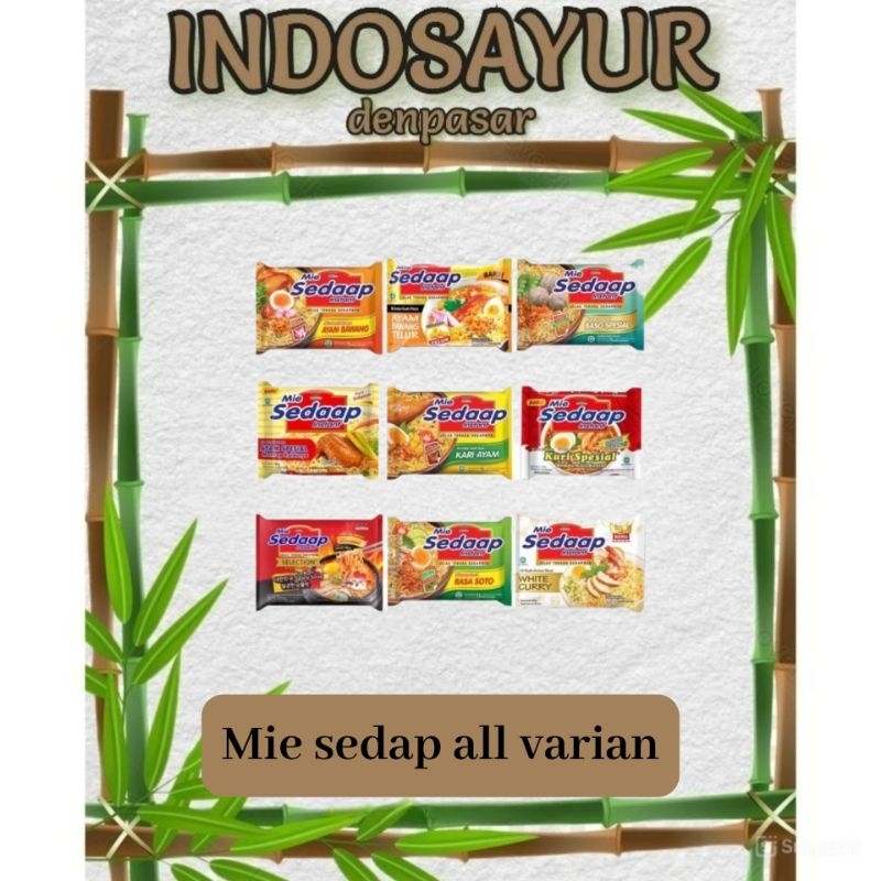 

Mie sedap / Mie instan all varian _ INDOSAYUR