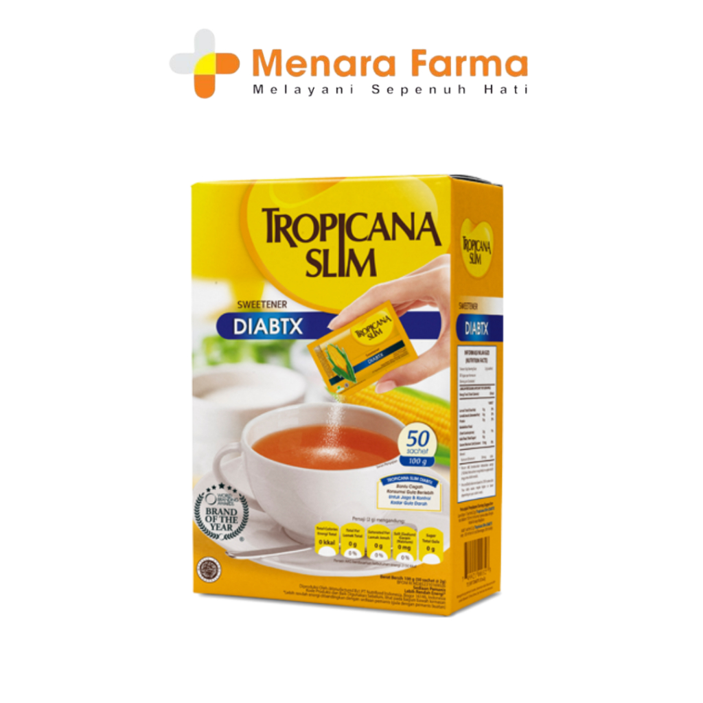 

Tropicana Slim Sweetener Diabtx 25 Sachet