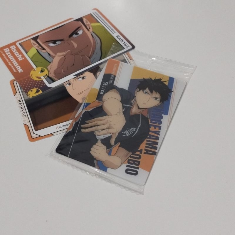 kageyama tobio cards / official haikyuu merch
