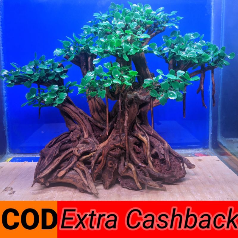 Bonsai Aquascape murah siap pakai // Bonsai moss sintetis dan bonsai moss sintetis