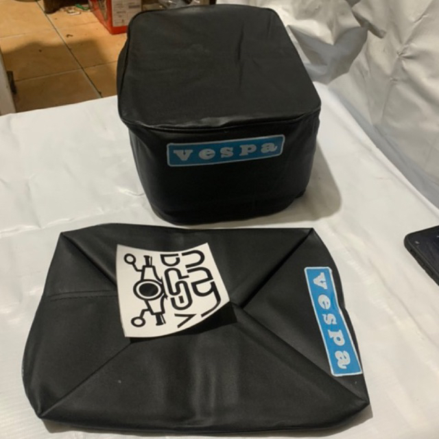Bungkus Cover Jok Belakang Vespa Super