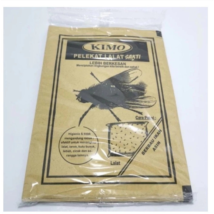 LEM LALAT KERTAS COKLAT LEM PERANGKAP LALAT LEM KECOA CICAK KUTU BUSUK LARON