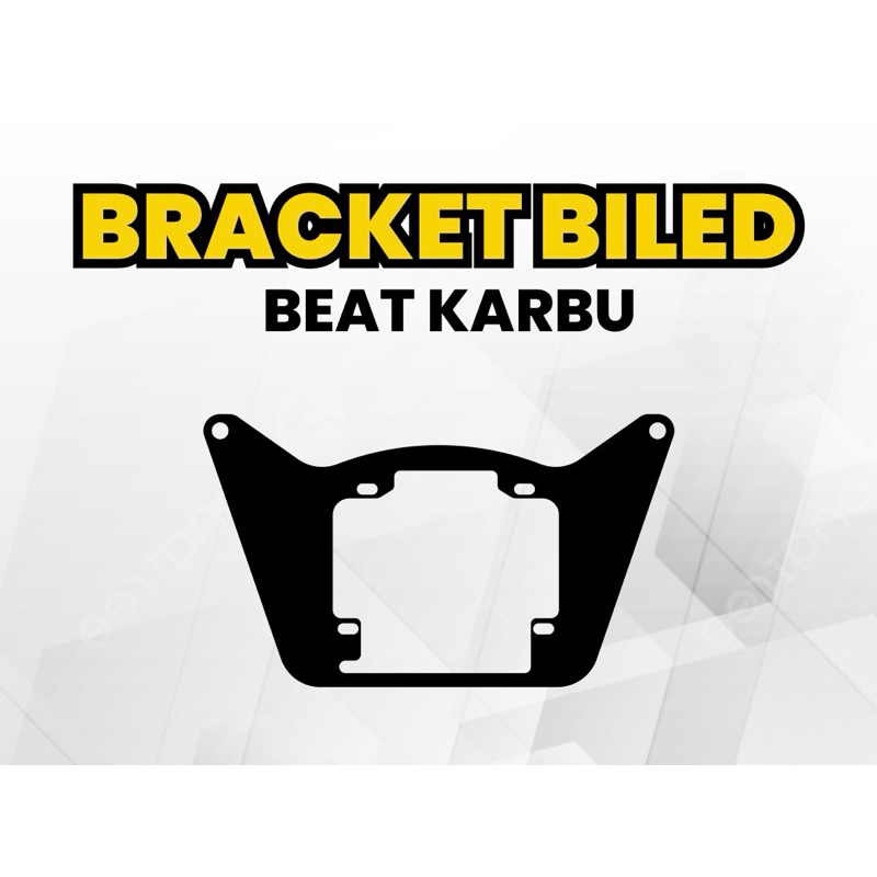 Breket Lampu Biled Projie 2,5inch Beat karbu