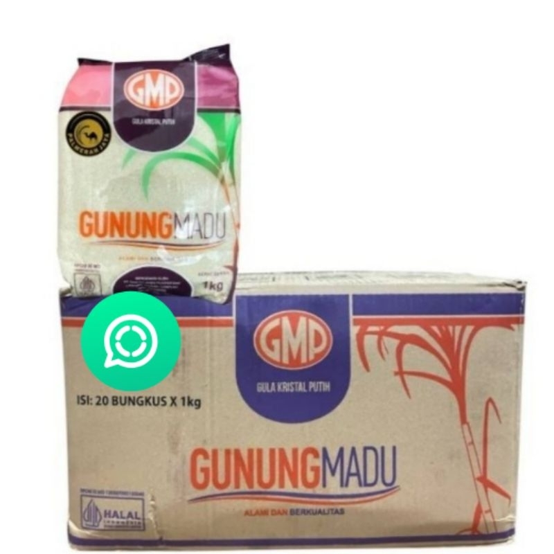 

GMP Gunung Madu Kristal Putih 1 dus isi 20kg