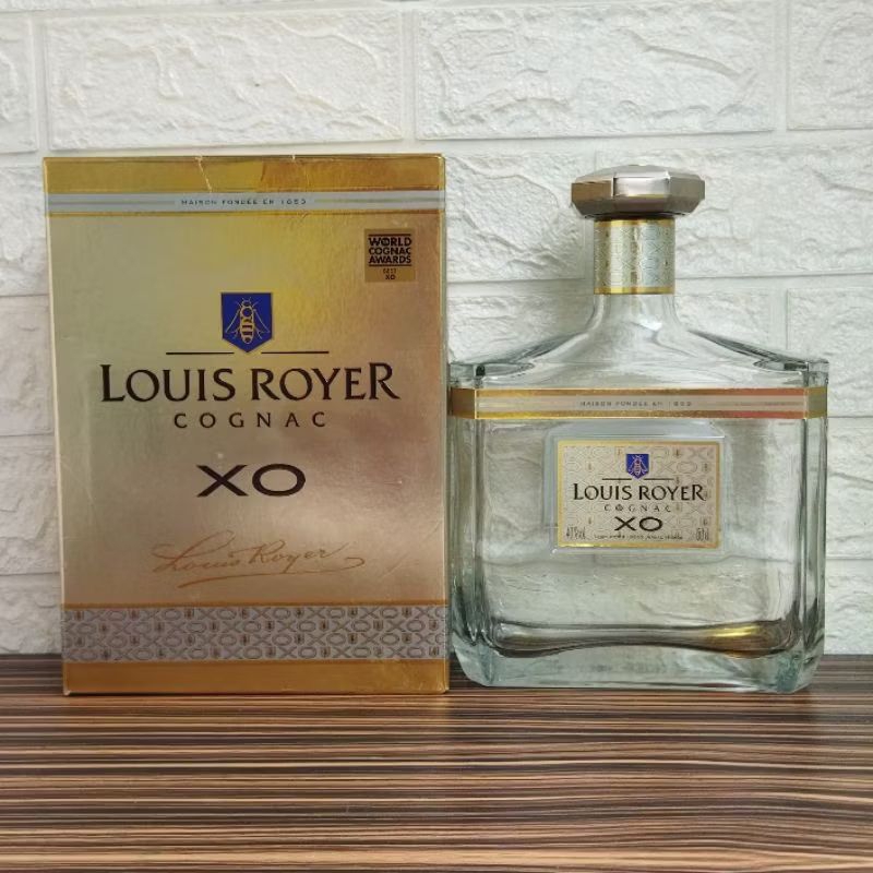 Botol Kosong Louis Royer Cognag XO Rare + Box 1,5Liter