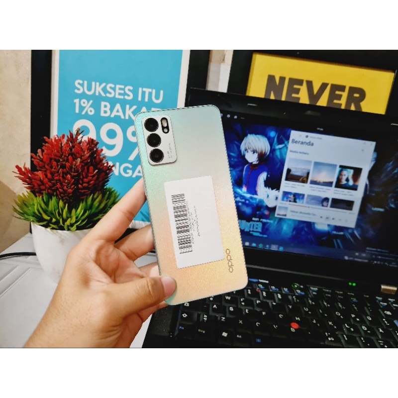 OPPO RENO 6 5G RAM 8/128GB RESMI TERMURAH