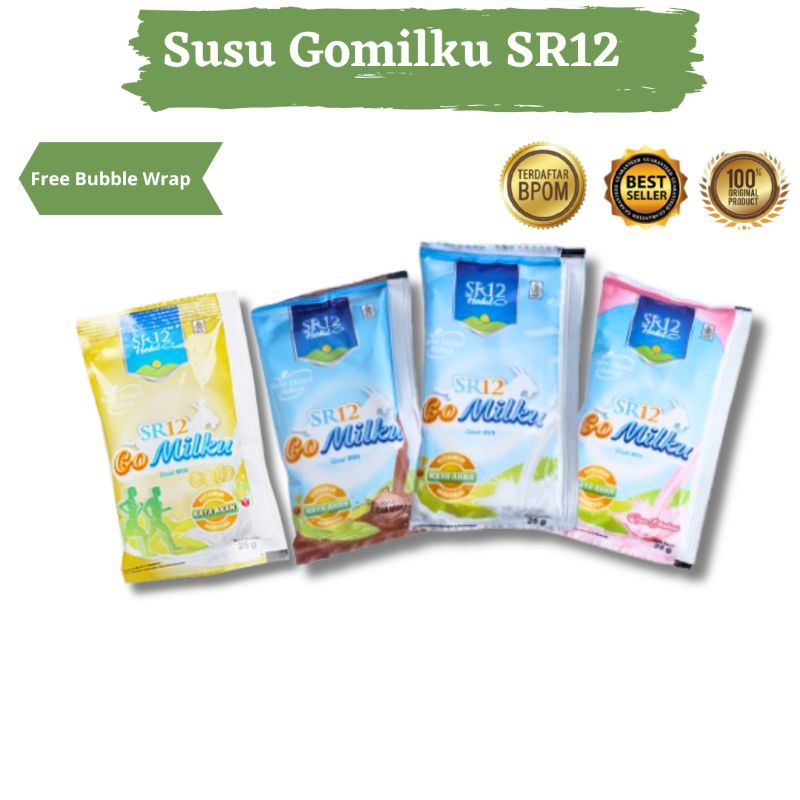 

SR12 Go Milku Susu Kambing Etawa Kemasan Sachet Lansia Menjaga Meningkatksn Kesehatan Tubuh Halal Premium Gold Original Terlaris Bumil Busui