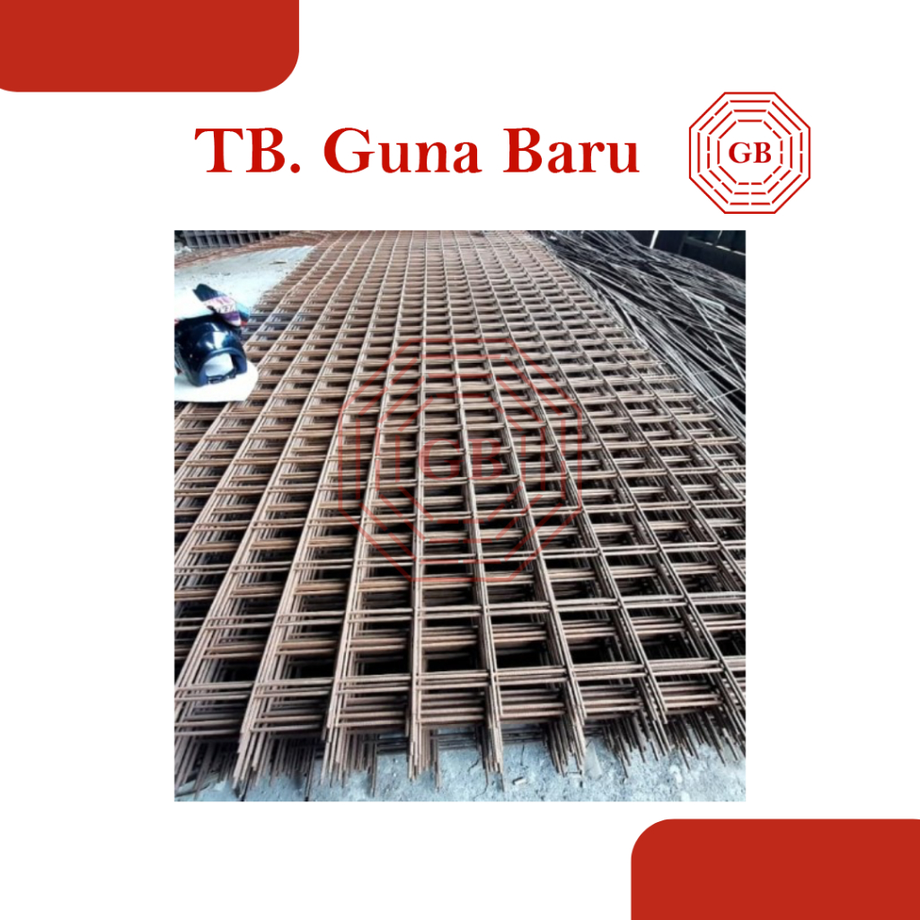 Wiremesh M6 UK 210 CM X 5,4 METER Besi Ulir 6