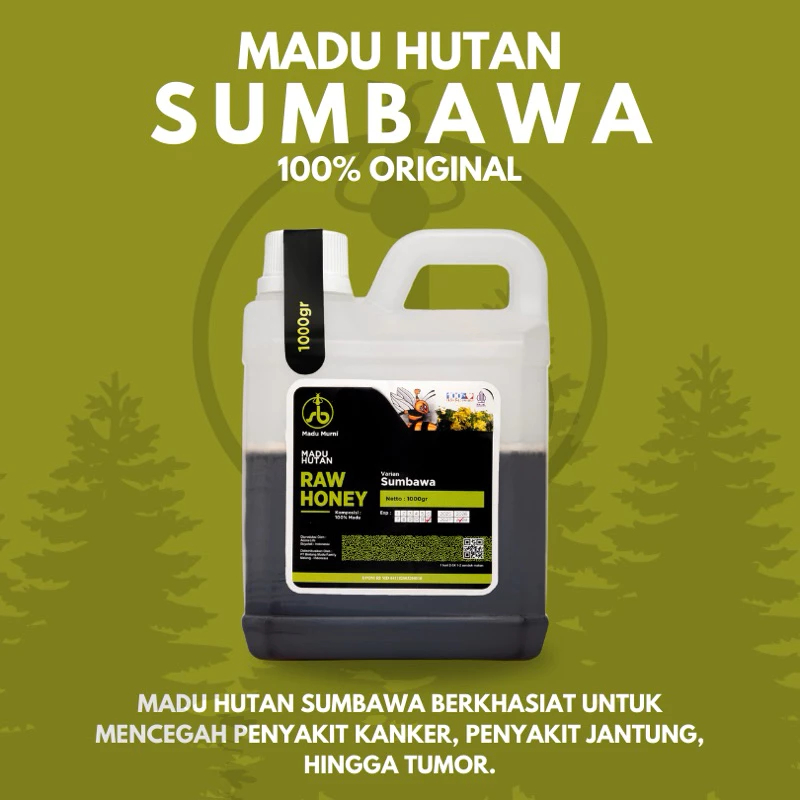 

Murni asli Madu Hutan Sumbawa 1 kg murni 100% ASLI ORIGINAL - COD