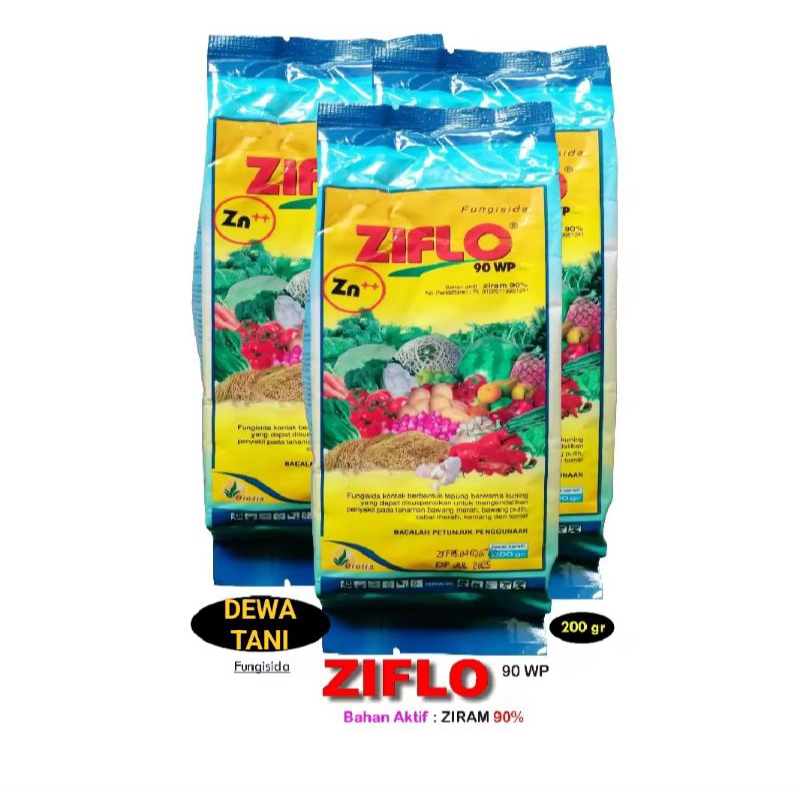 Fungisida Ziflo 76WG 200 Gram Ziram