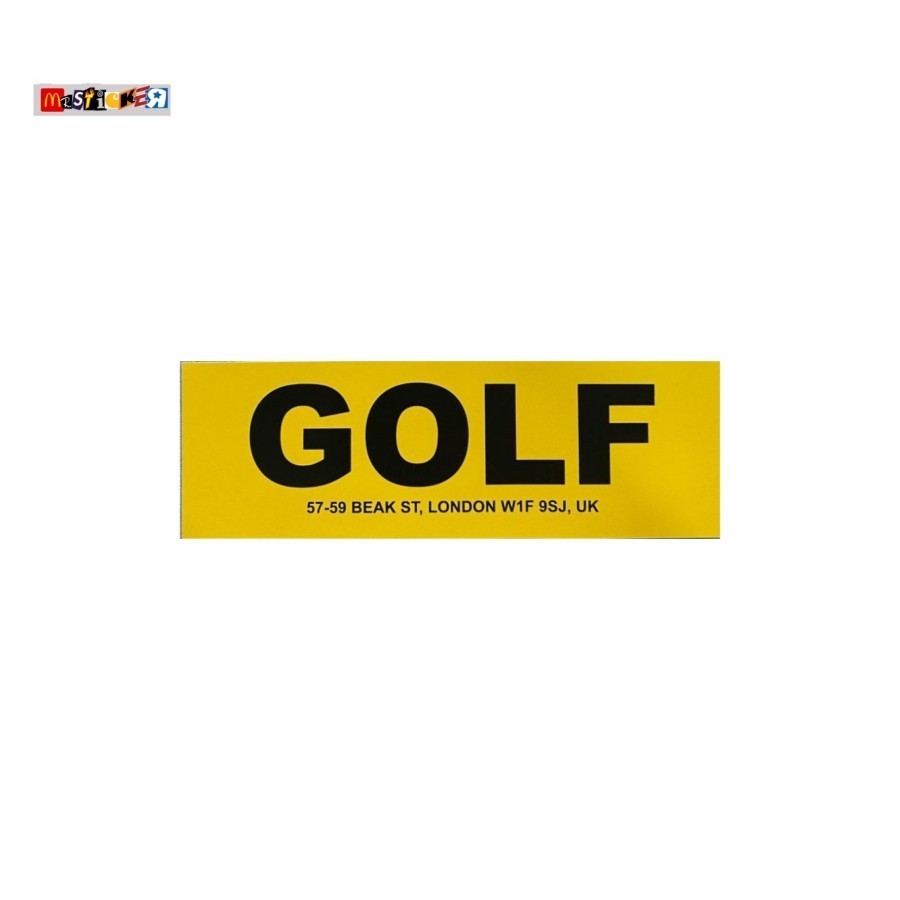 

sticker GOLF WANG London store logo stiker streetwear