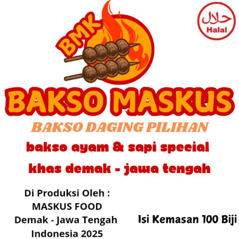 

MASKUS BAKSO AYAM DAGING PILIHAN BAKSO KUAH BAKSO BAKAR BAKSO ACI BAKSO KEMASAN ISI 100