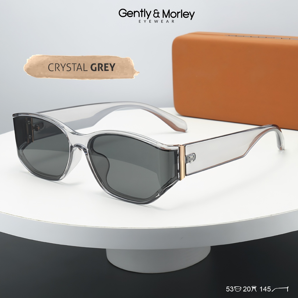 Gently Morley Kacamata Hitam Anti Silau Sunglasses Polarized UV400 Fashion Pria Wanita Model Oval Ma