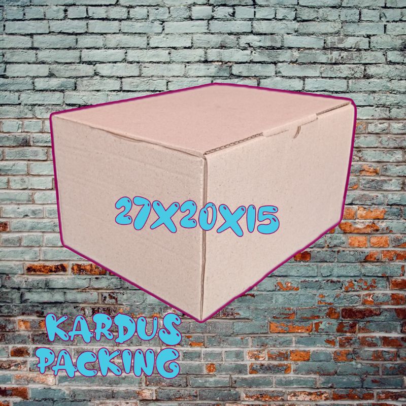 

kardus packing UK 27x20x15 kardus besar kardus kecil