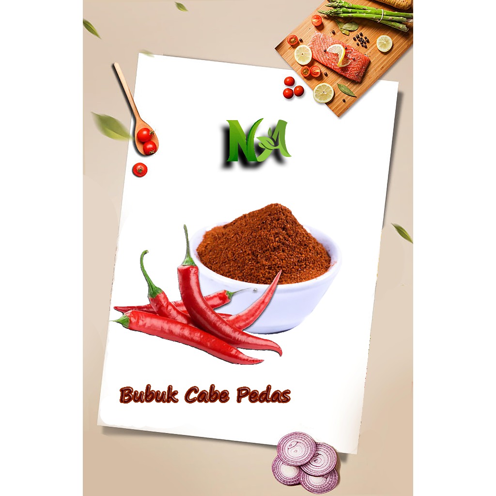 

Bubuk Cabe Pedas, Bubuk Cabe Halus 100gr