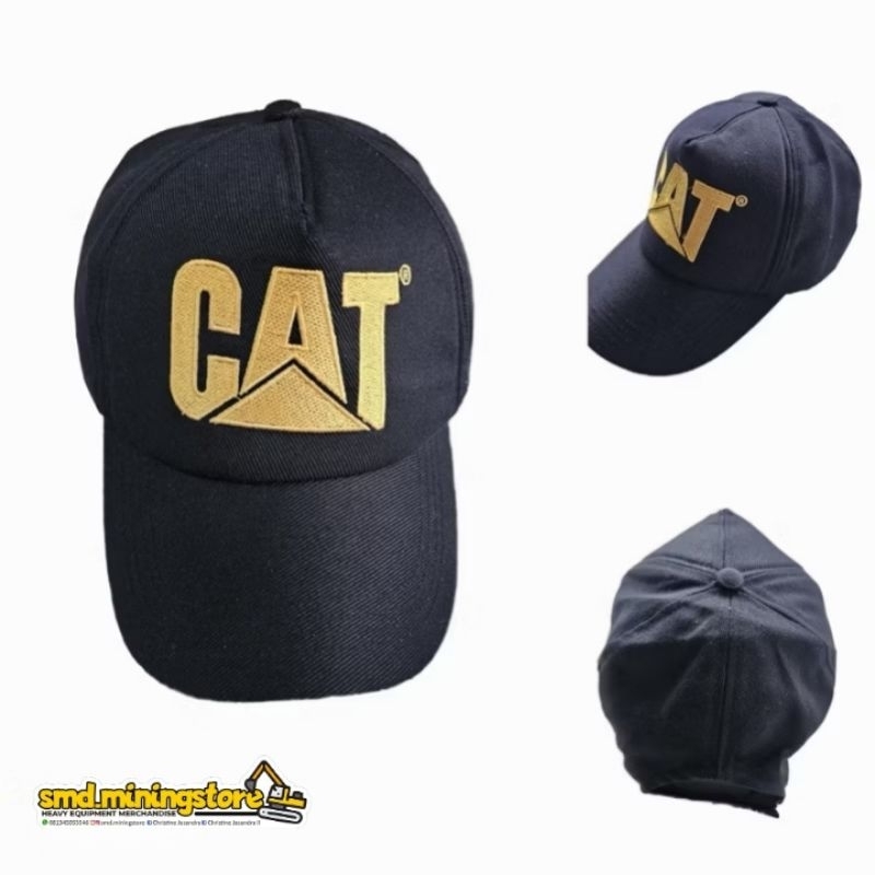 Topi CAT Hitam