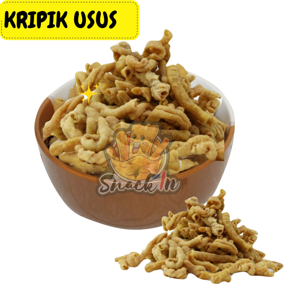 

Snack 1000gram KRIPIK USUS GURIH RENYAH Cemilan usus ayam 1kg