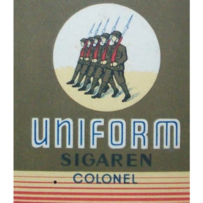 

kemasan kotak jadul kotak karton merek uniform 12 lembar