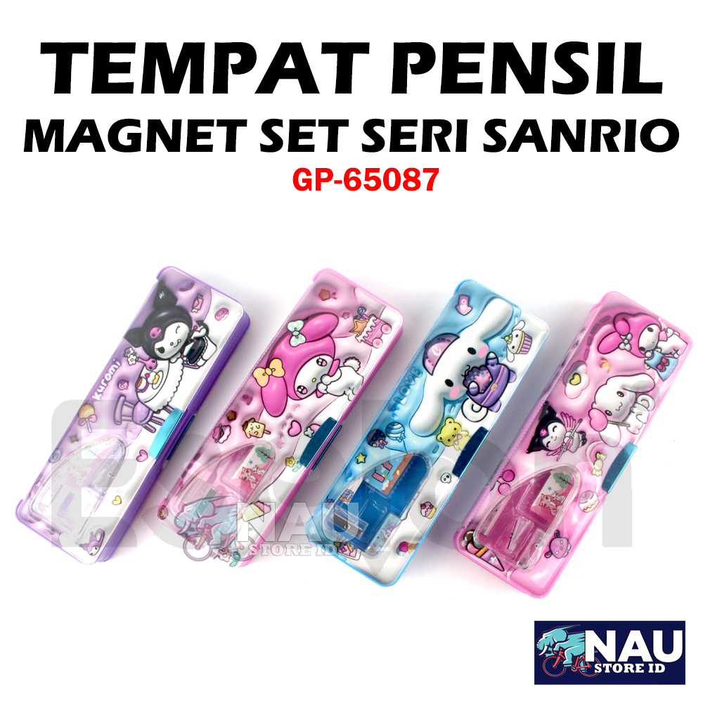 

TEMPAT PENSIL MAGNET DAN SET ALAT TULIS SERI SANRIO / Kotak Pensil Magnet Set GP-65087 / Tempat Pensil Magnet Set - TEMPAT PENSIL - NAU STORE ID