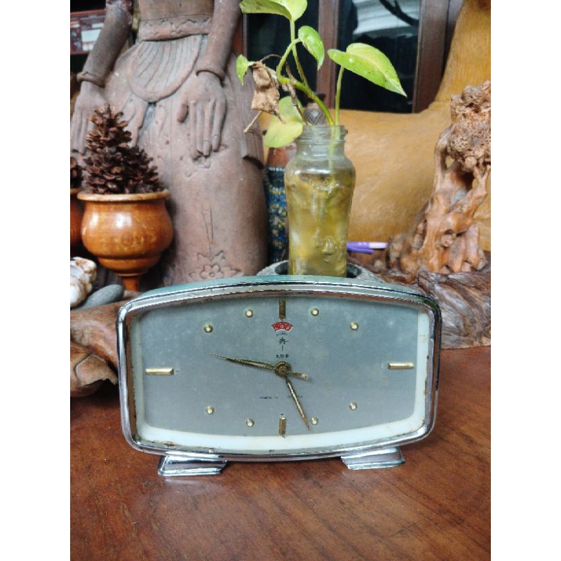 Dekorasi Meja Jam Antiq Polaris