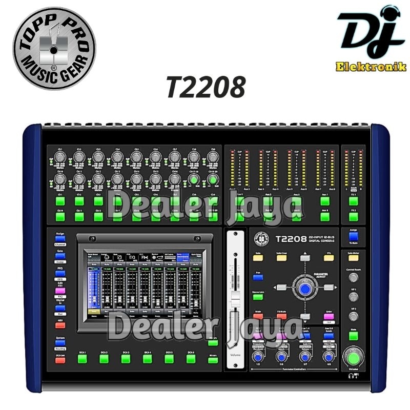 Mixer Digital Topp Pro T2208 / T 2208 - 22 channel (Toppro , Top Pro)