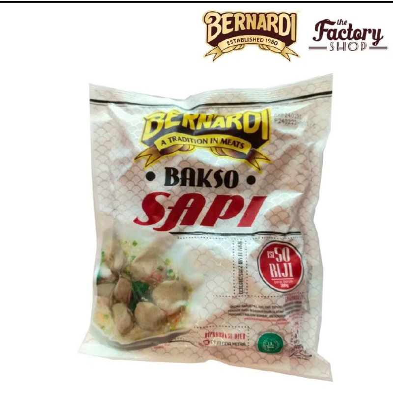 

Bakso Sapi Bernardi isi 50 pcs