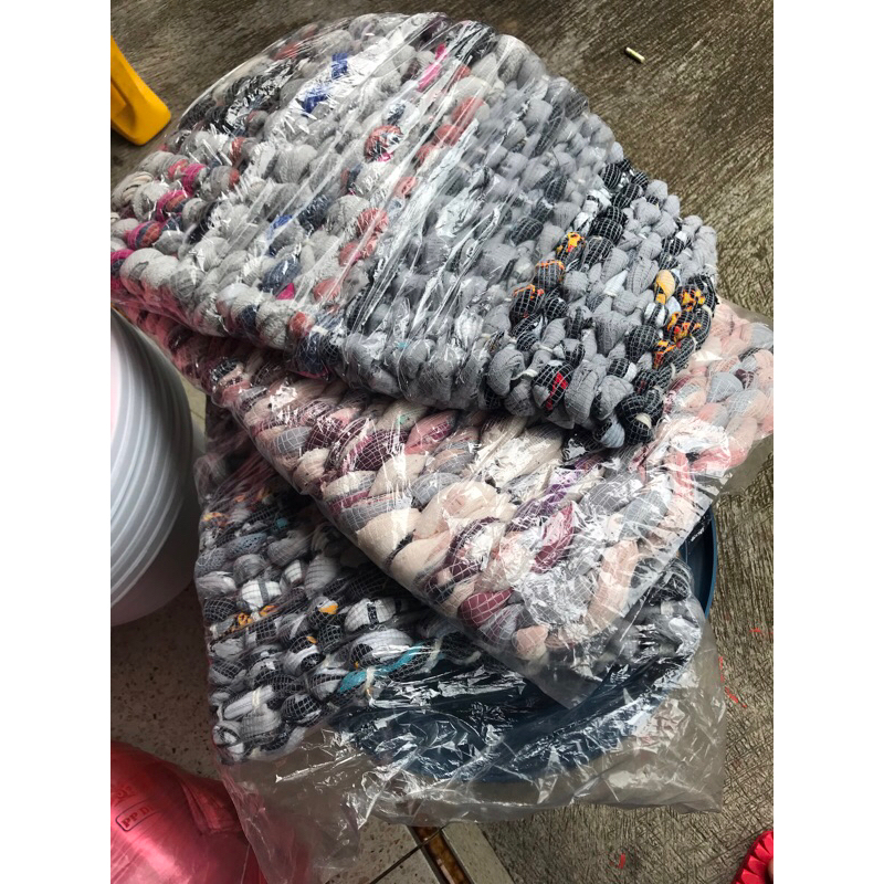 KESET MUTIARA SUPER TEBAL -  Keset Kaki Kain Anyaman Sumbu Rajut Tebal Besar Anti Slip