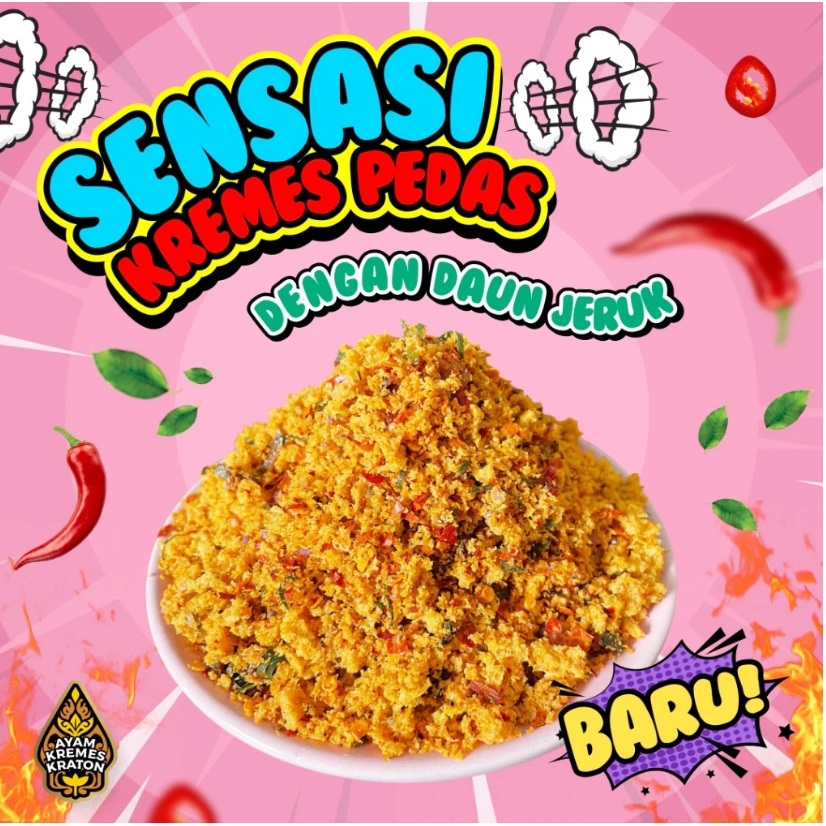 

wiw Kremes Kraton 260gr-Kremes sari ayam 'Ayam Kremes Kraton' Original