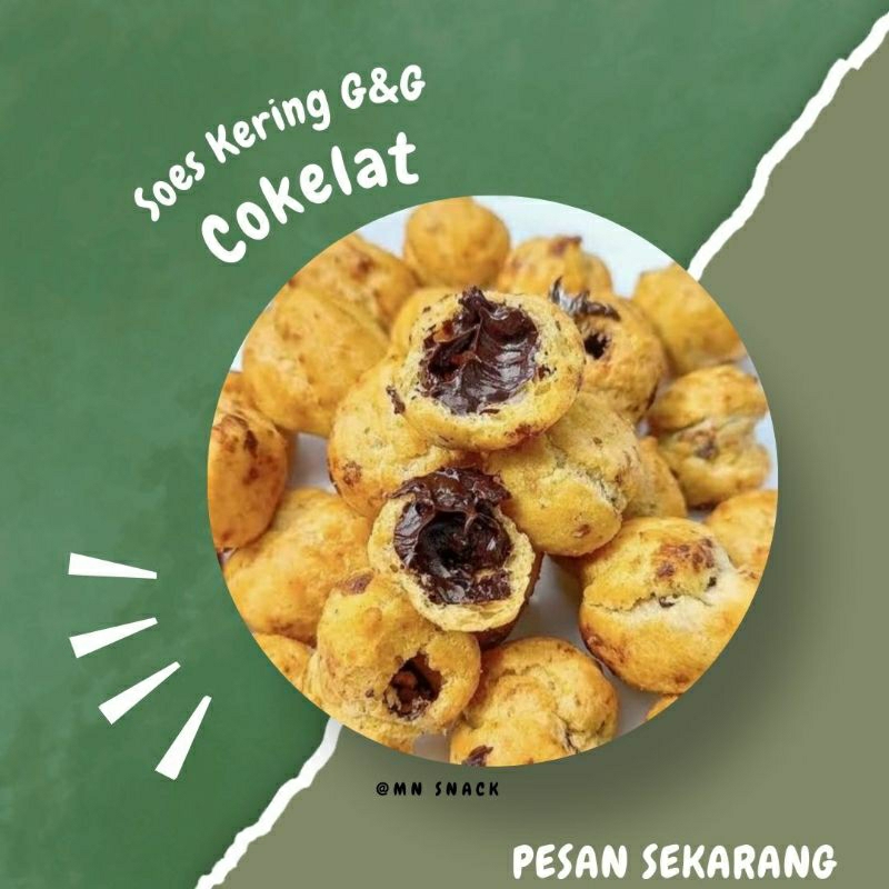 

Soes Isi Cokelat Lumer Sus Kering Isi Cokelat 200 Gram