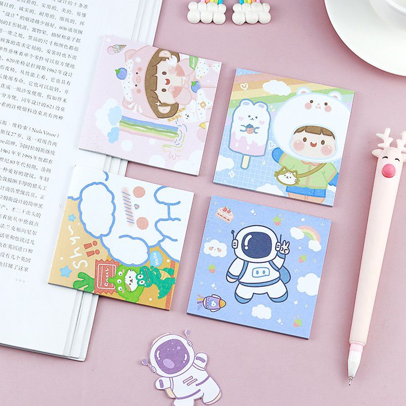 

Memopad sticky note kertas tempel isi 80 oembar