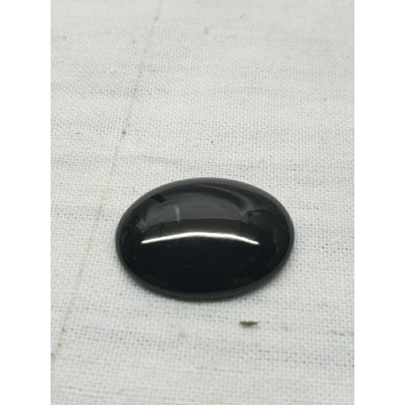 Natural Giok Omphacite Jade tipe A Black Jade Mo Cui mengkilap hitam pekat berkilau