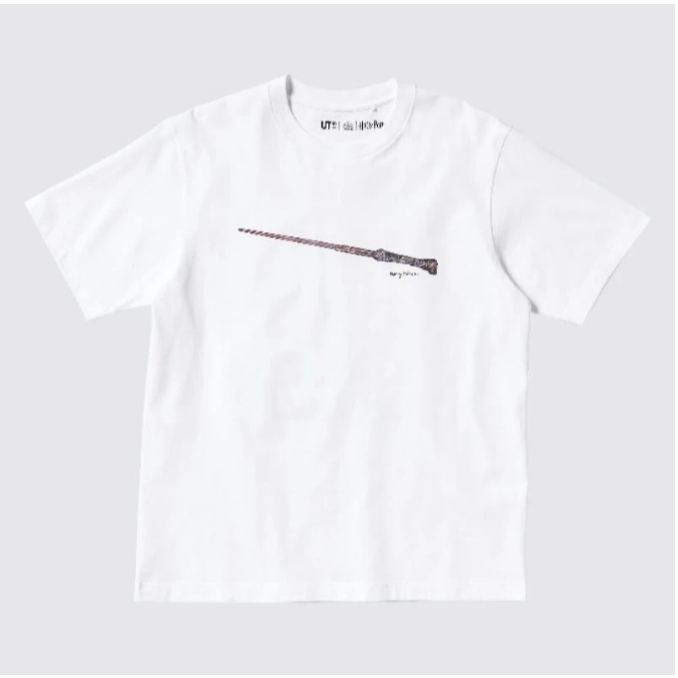 Tshirt Uniqlo Harry Potter Wand | Harry Potter UT Kaos Lengan Pendek