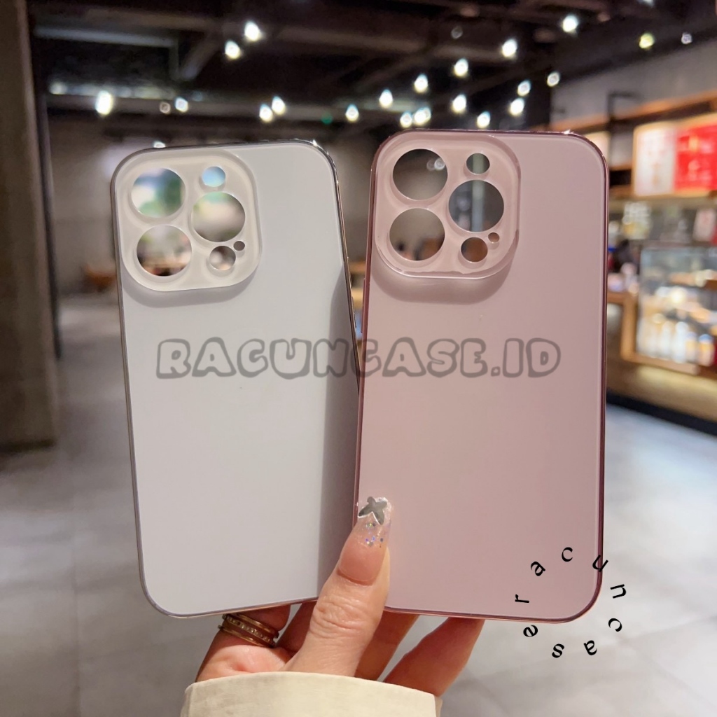 (LOGO) CASE TITANIUM PRO LUXURY PREMIUM CHROME MATTE IPHONE 17 16 15 14 13 12 11 + PLUS PRO MAX