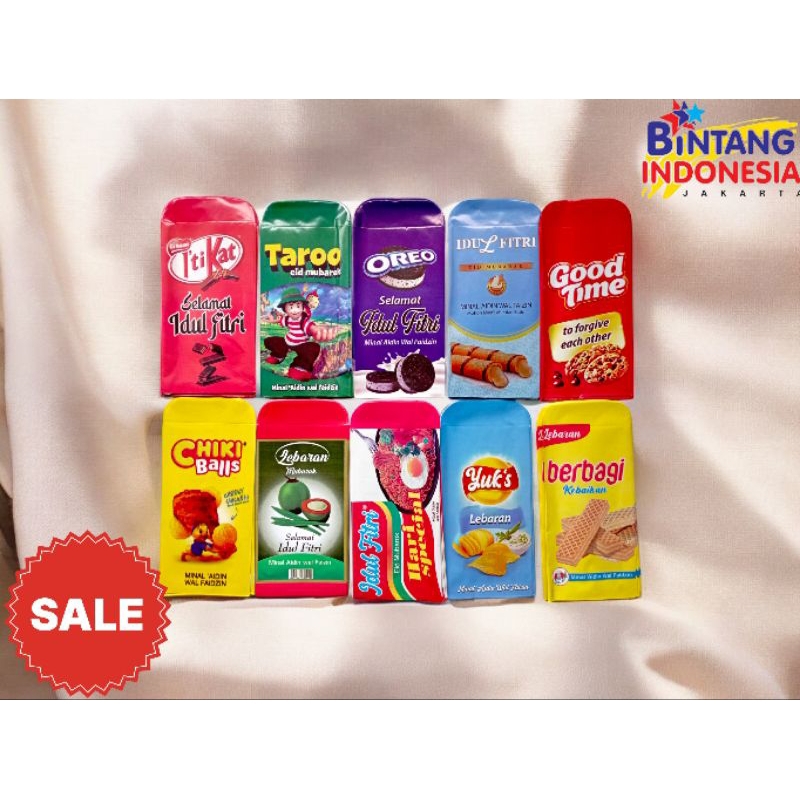 

AMPLOP LEBARAN IDUL FITRI UKURAN JUMBO/ANGPAU LEBARAN MOTIF SNACK ISI 50 PCS