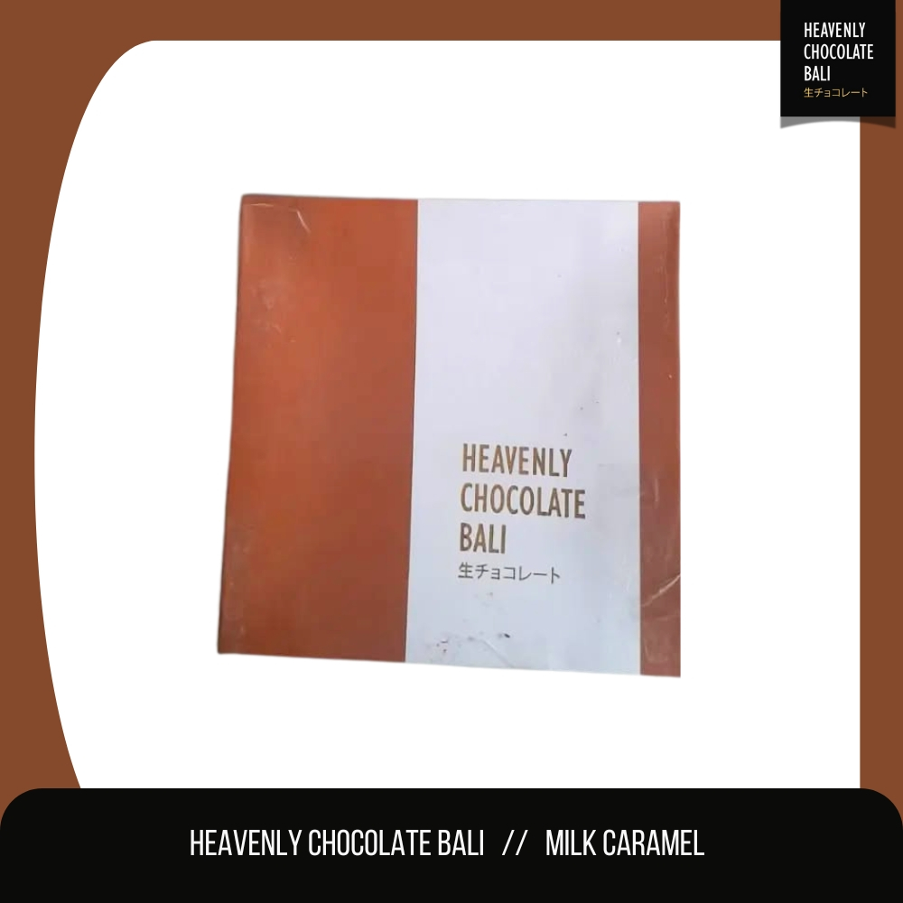 

HEAVENLY CHOCOLATE BALI - Milk Caramel - 1 Box Isi 20 Pcs