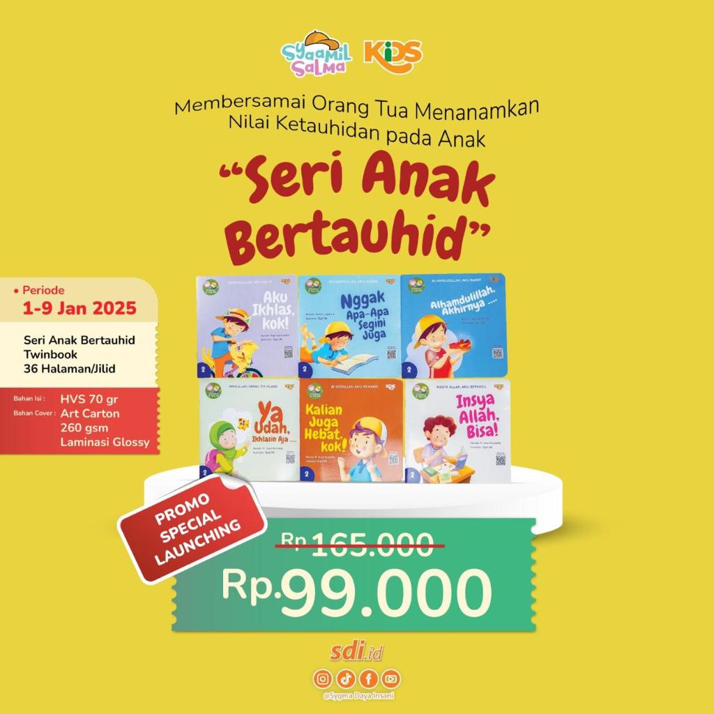 Seri Anak Bertauhid: Tauhid Kunci Gen Alpha Tangguh (6 Buku 12 Cerita) - Sygma Daya Insani