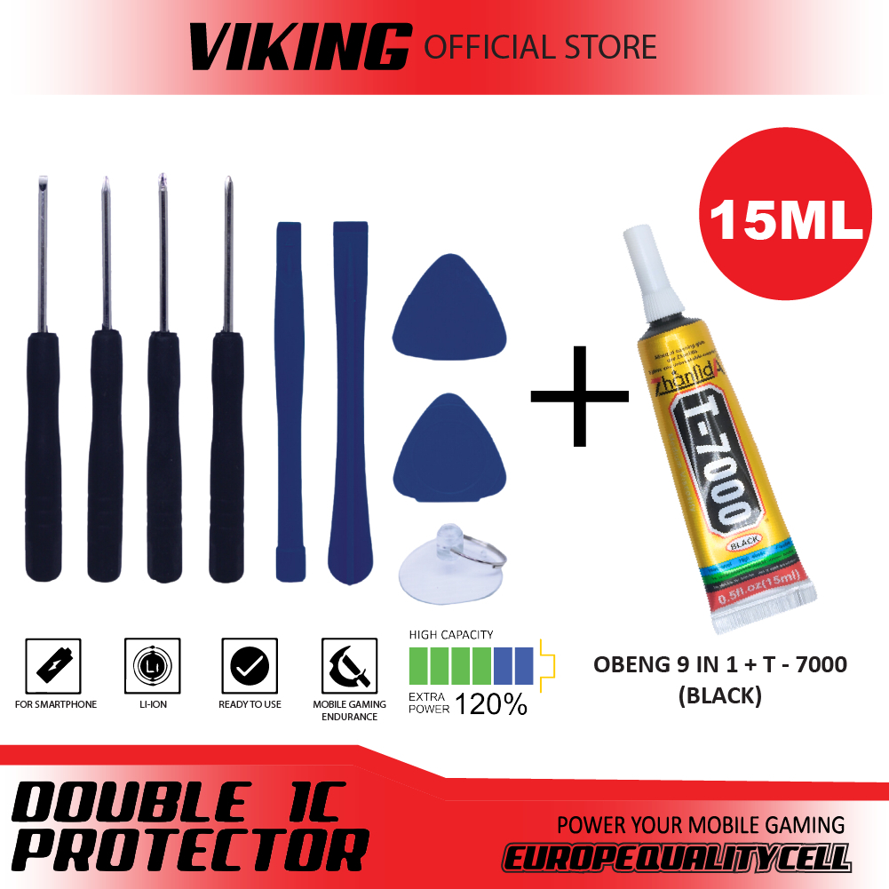 

Obeng + Lem HP B7000 Clear - T7000 Black