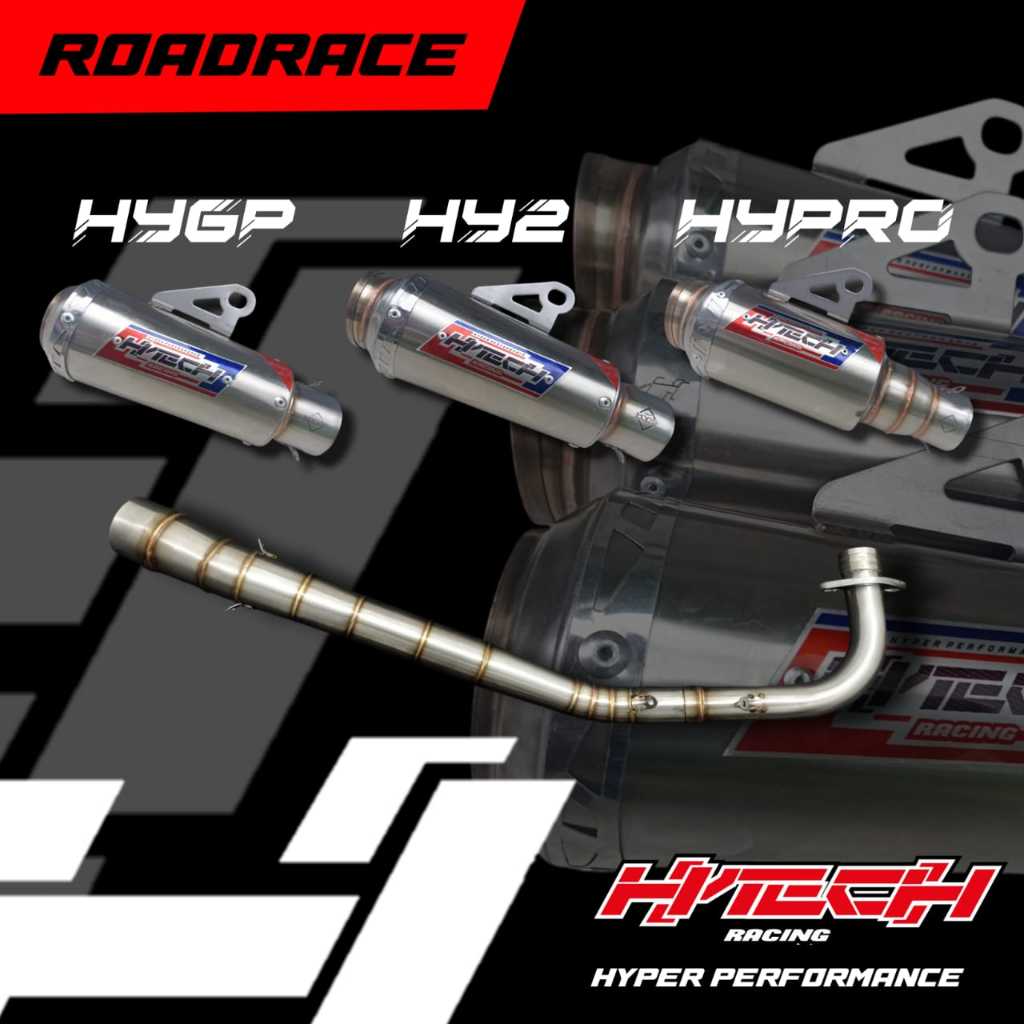 HYTECH Racing Knalpot Motor Roadrace Bebek