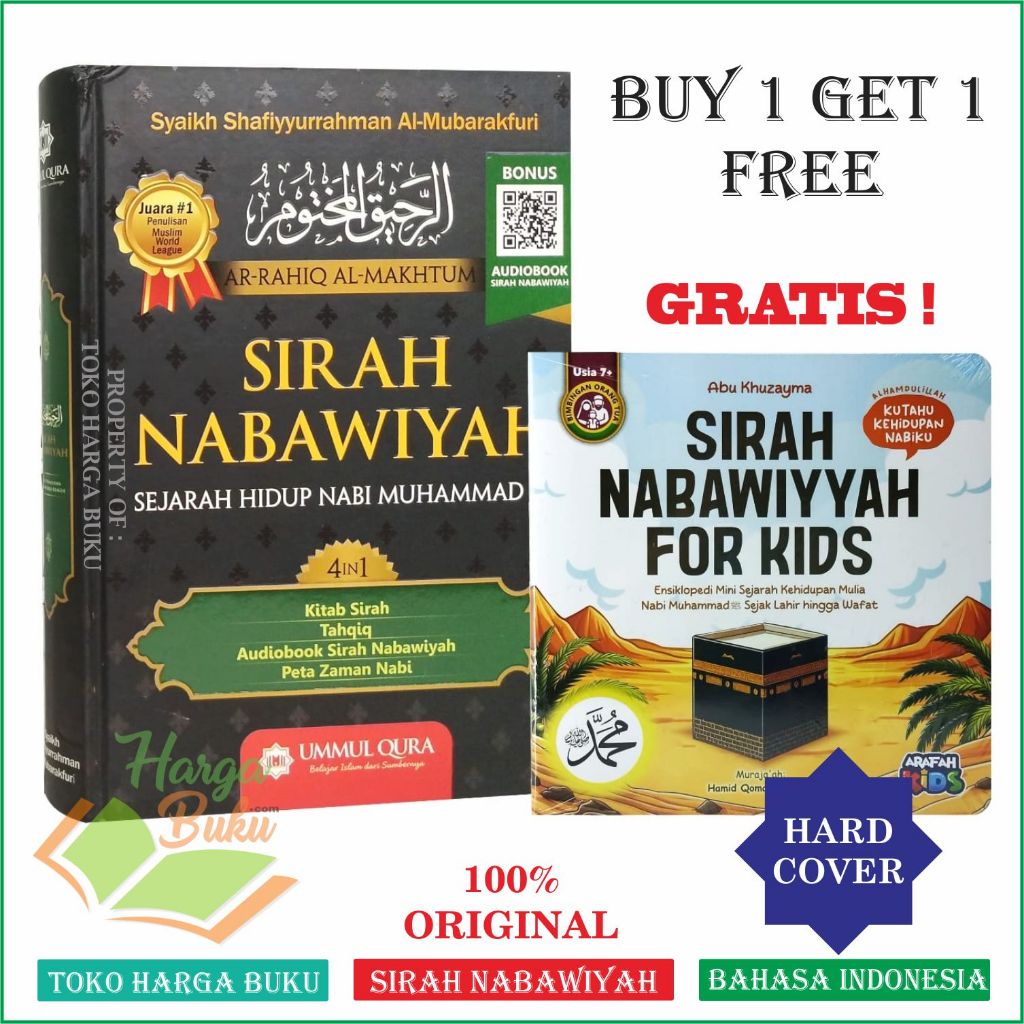 Foto BUY 1 GET 1 FREE Sirah Nabawiyah Gratis Sirah Nabawiyah For Kids Buku Anak Siroh Rasulullah Ar Rahiq Al Makhtum ORIGINAL Karya Syaikh Shafiyurrahman Al-Mubarakfuri - UQ