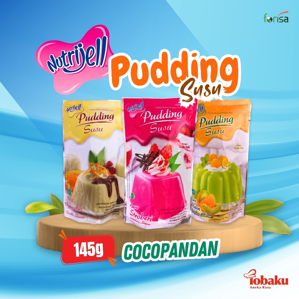 

Nutrijell PUDDING Bubuk Susu Aneka Rasa Kemasan 145g