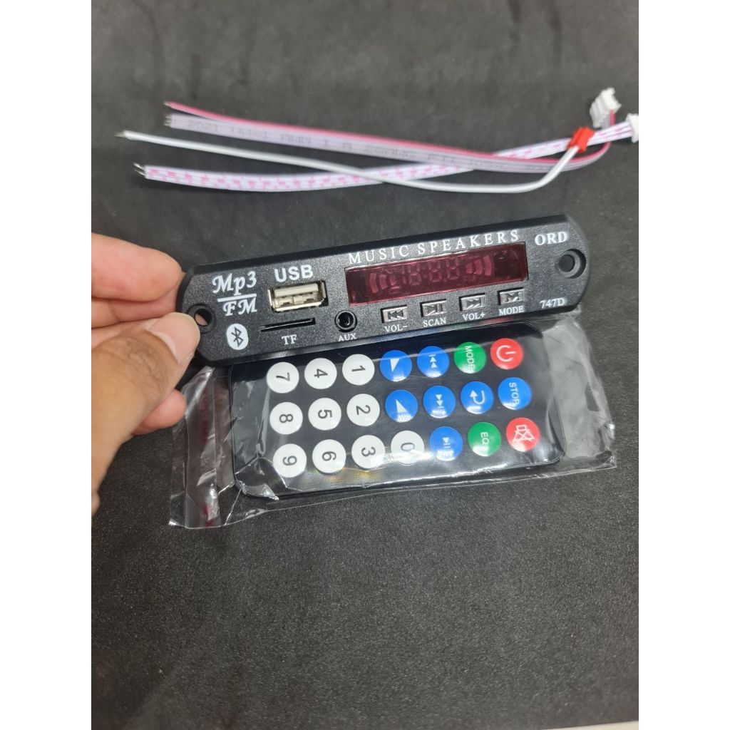 MP3 Kit Bluetooth Record Feature MP3 MDL V6TF-1R114BL-MIC