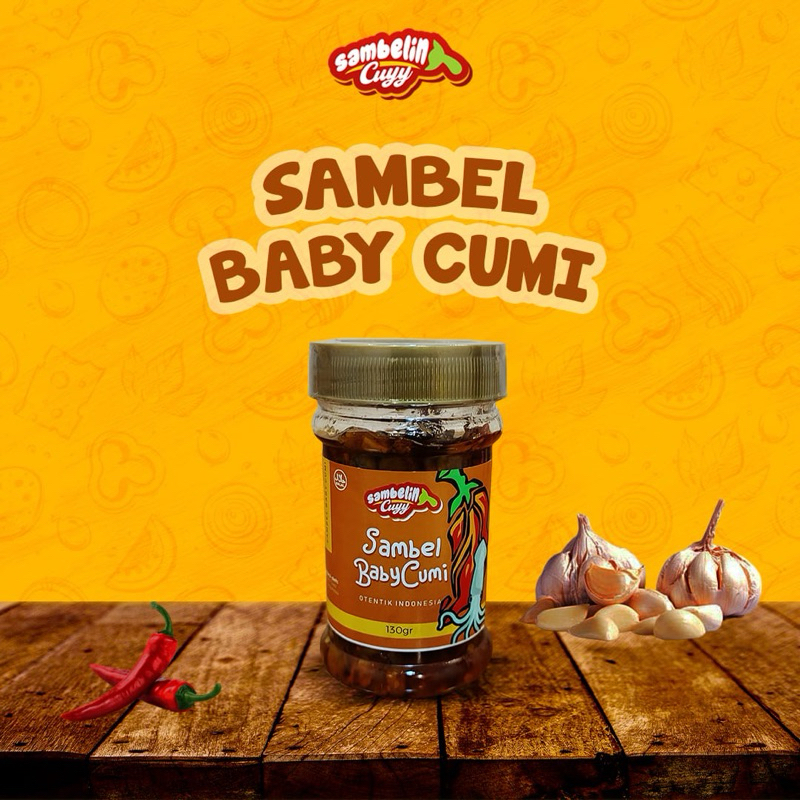 

Sambel Baby Cumi isi 130gr