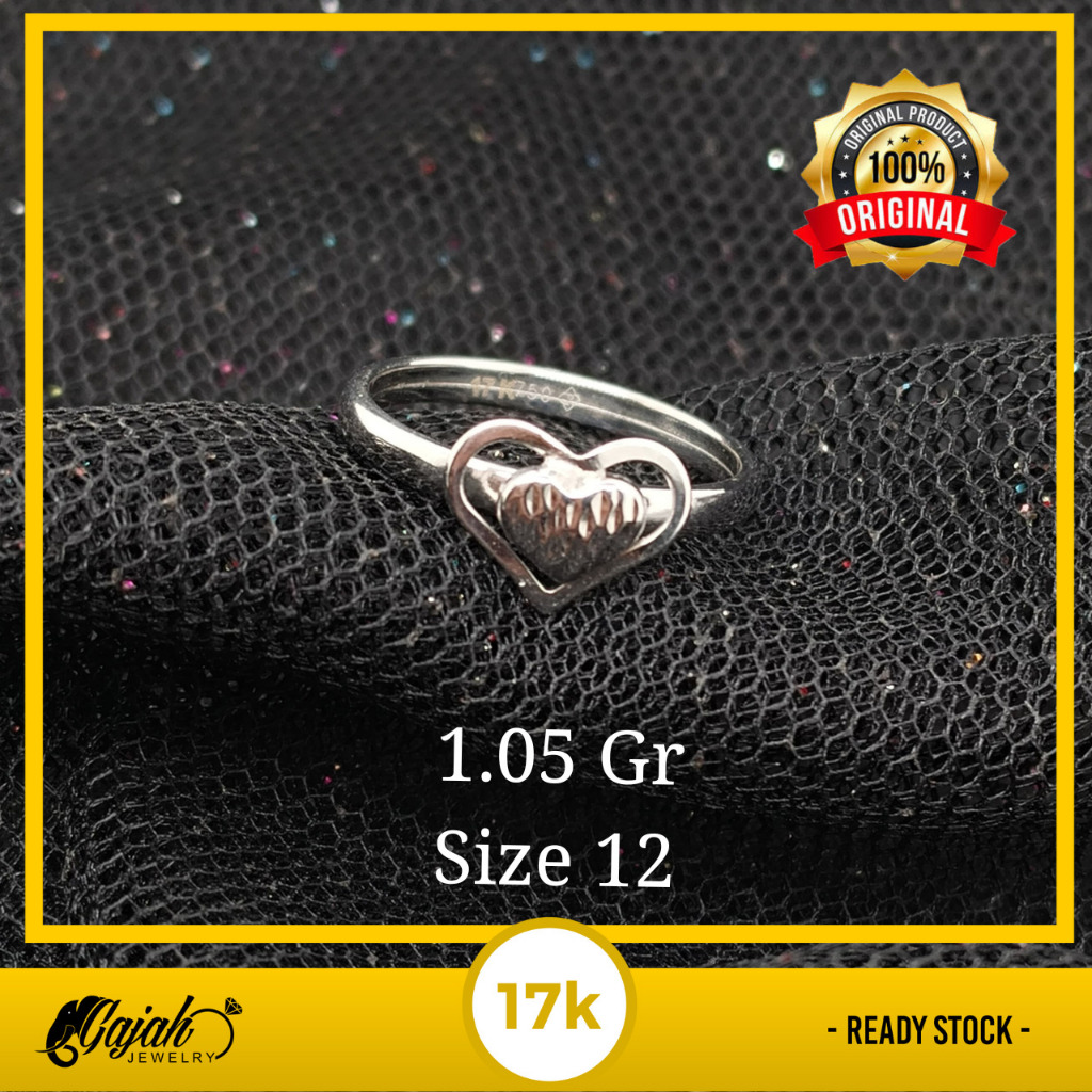 Cincin Emas 17K - Toko Emas Gajah Online - 1.05 Gr - 6993
