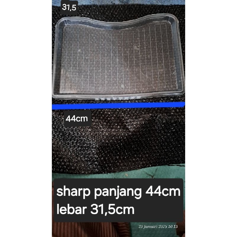 rak bekas kulkas sharp 2pintu model SJ 23P