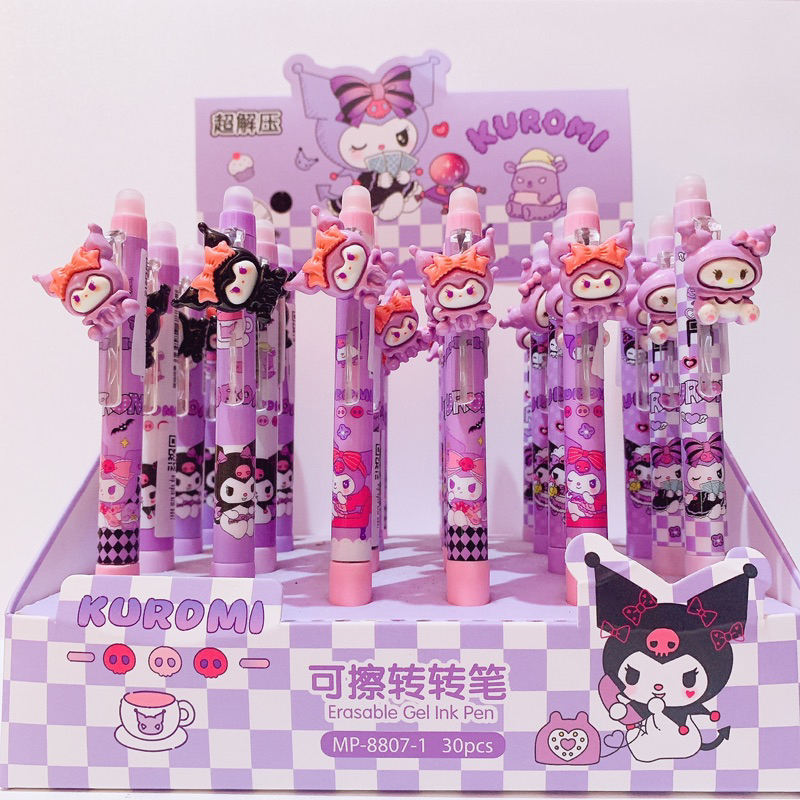

PENA GEL PULPEN BISA HAPUS,PEN GEL MODEL CETEK KLIK KUROMI 0.5mm/PULPEN CETEK KARAKTER/PULPEN GEL LUCU/PULPEN KUROMI