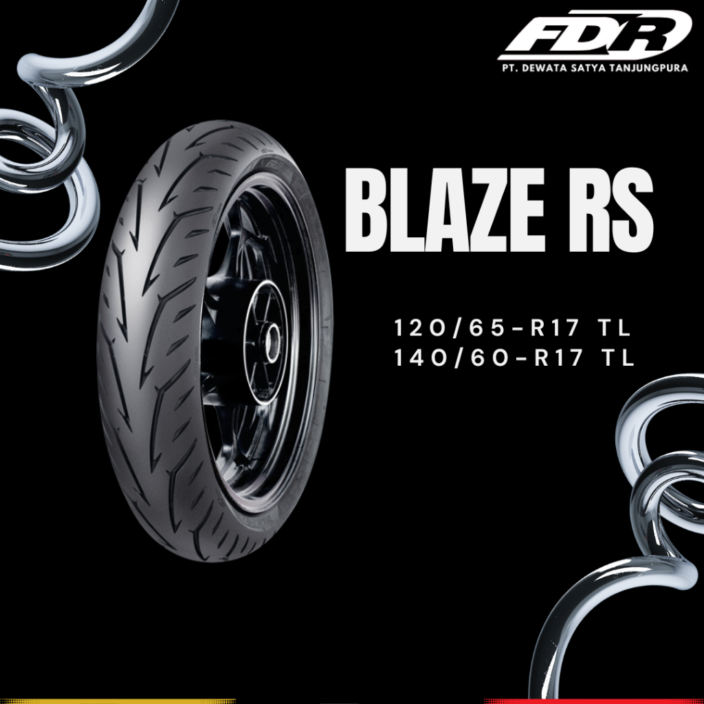 FDR TL BLAZE RS 140/60-R17 Ban Motor "TUBELESS"
